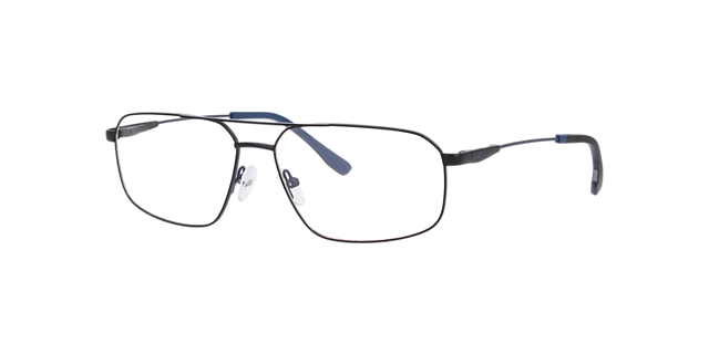 Nb4204 Black Blue MetalEyeglass Frames for Glasses Direct, Angle View