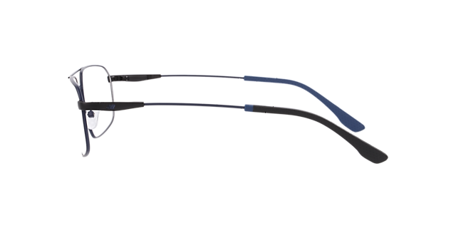 Nb4204 Black Blue MetalEyeglass Frames for Glasses Direct, Side View