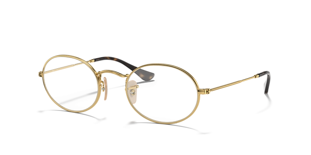 RB3547V Arista Gold MetalEyeglass Frames for Glasses Direct, Angle View