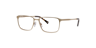 Malden Gold MetalEyeglass Frames for Glasses Direct, Angle View