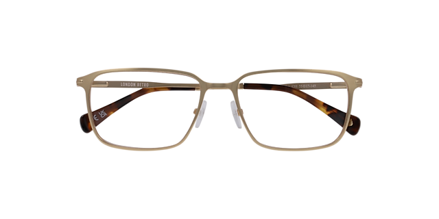 Malden Gold MetalEyeglass Frames for Glasses Direct, Closed View