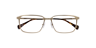 Malden Gold MetalEyeglass Frames for Glasses Direct, Closed View