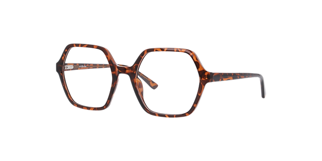 Molly Havana Brown PlasticEyeglass Frames for Glasses Direct, Angle View
