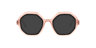 Mabel Milky Light Brown AcetateEyeglass Frames for Glasses Direct, with Tinted Lenses