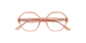Mabel Milky Light Brown AcetateEyeglass Frames for Glasses Direct, Closed View