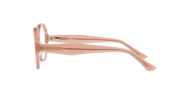 Mabel Milky Light Brown AcetateEyeglass Frames for Glasses Direct, Side View