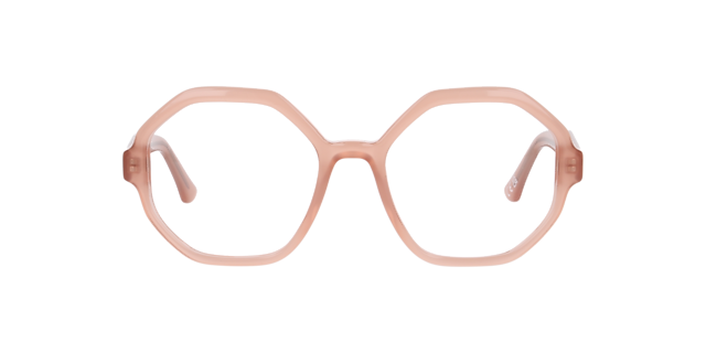 Mabel Milky Light Brown AcetateEyeglass Frames for Glasses Direct, Front View