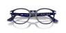 PO3284V Blue AcetateEyeglass Frames for Glasses Direct, Closed View