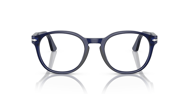 PO3284V Blue AcetateEyeglass Frames for Glasses Direct, Front View