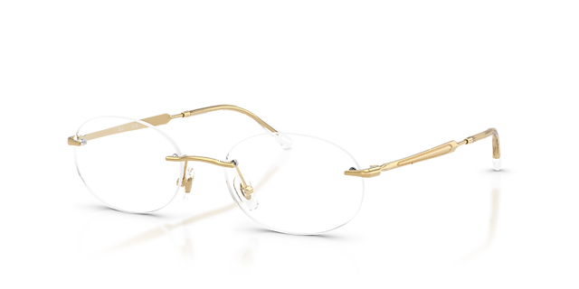 RB3767V Arista Gold MetalEyeglass Frames for Glasses Direct, Angle View
