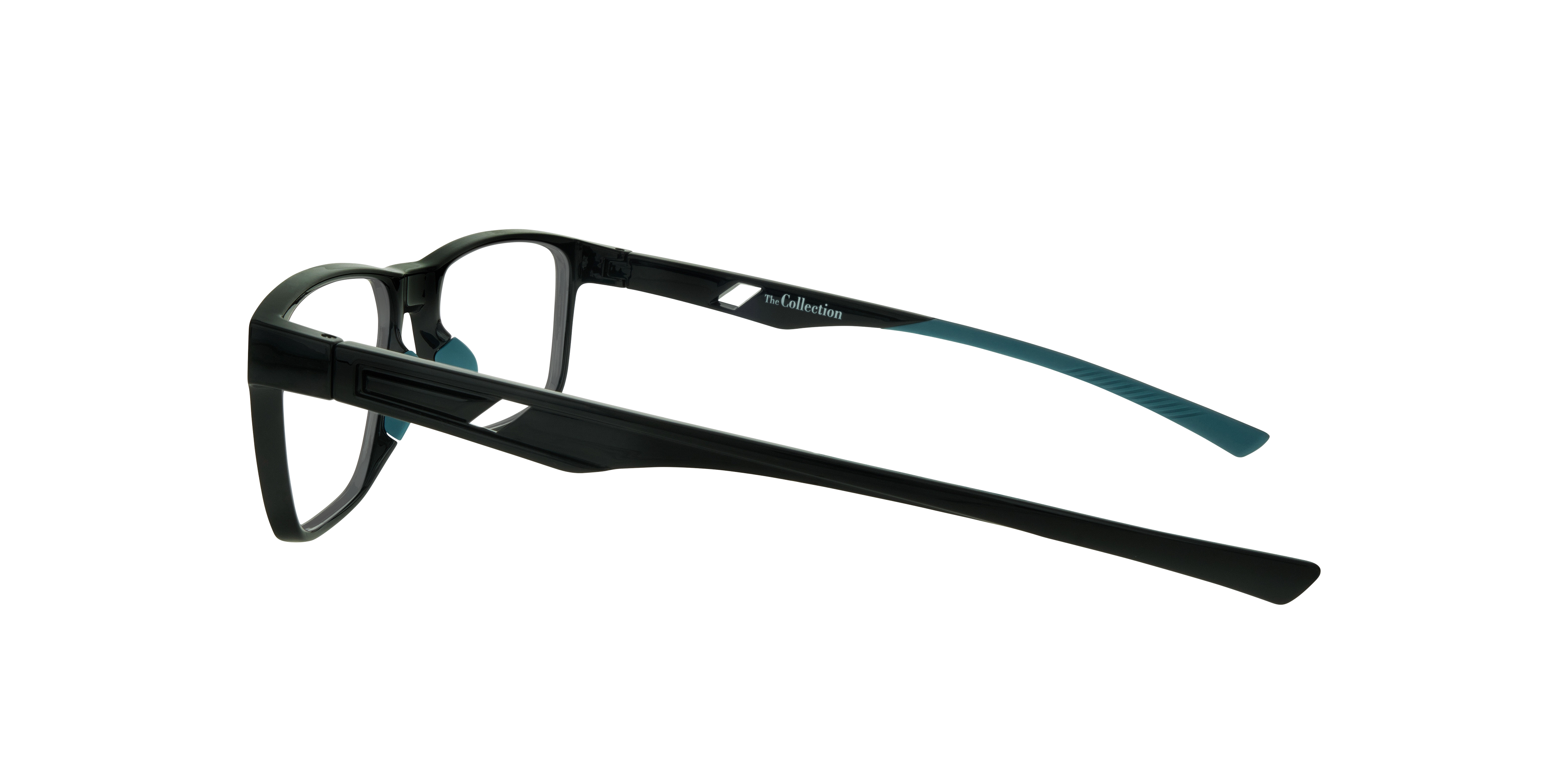 Kane Black PlasticSunglass Frames for Glasses Direct, Side View