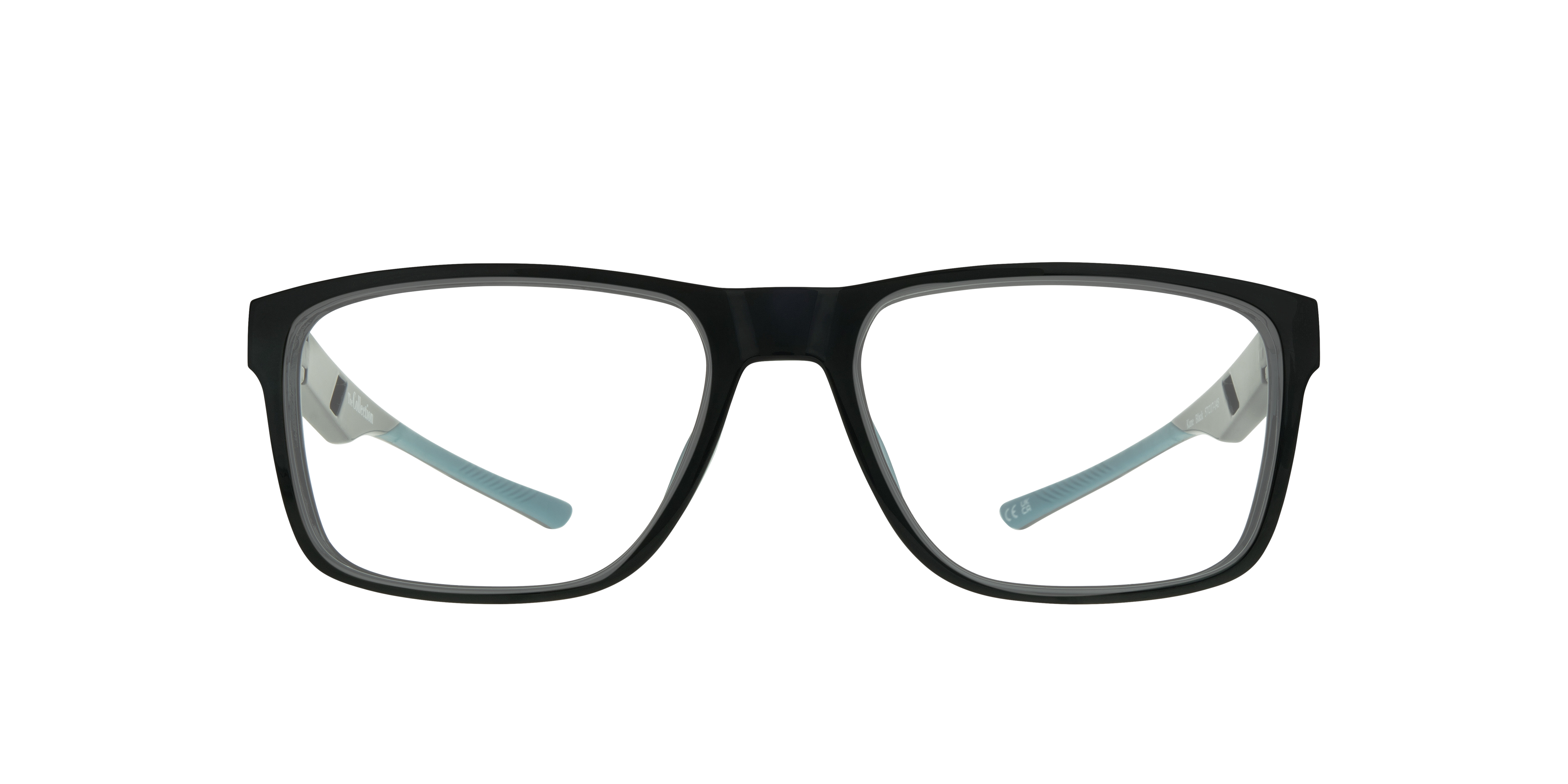 Kane Black PlasticSunglass Frames for Glasses Direct, Front View