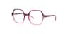 Molly Purple PlasticEyeglass Frames for Glasses Direct, Angle View