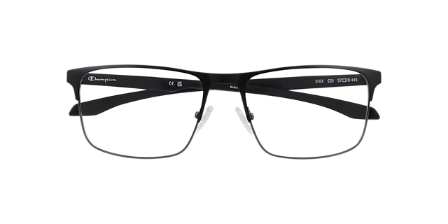 Cumax Black MetalEyeglass Frames for Glasses Direct, Closed View