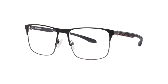 Cumax Black MetalEyeglass Frames for Glasses Direct, Angle View