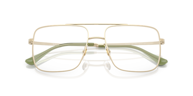 RB3758V Pale Gold MetalEyeglass Frames for Glasses Direct, Closed View