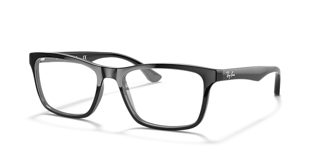 RB5279 Black AcetateSunglass Frames for Glasses Direct, Angle View