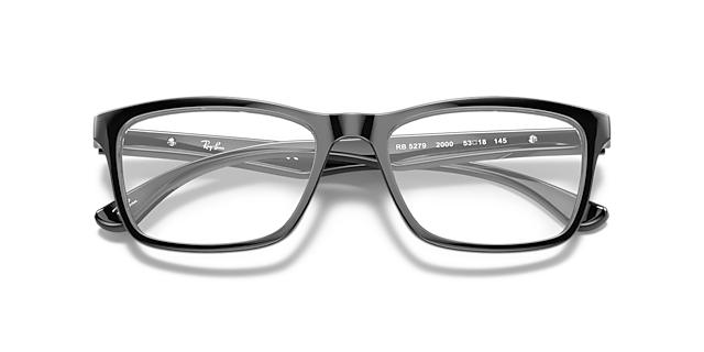 RB5279 Black AcetateSunglass Frames for Glasses Direct, Closed View