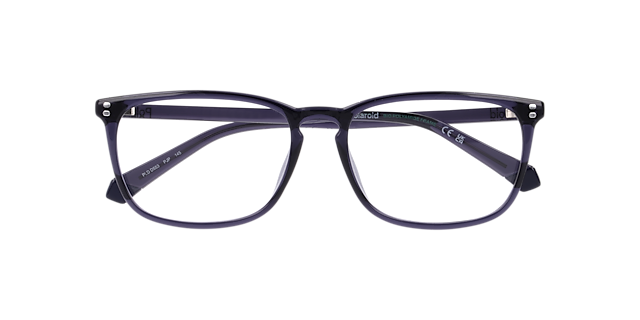 PLD D553 Blue PlasticEyeglass Frames for Glasses Direct, Closed View