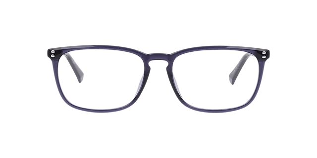 PLD D553 Blue PlasticEyeglass Frames for Glasses Direct, Front View