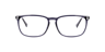 PLD D553 Blue PlasticEyeglass Frames for Glasses Direct, Front View