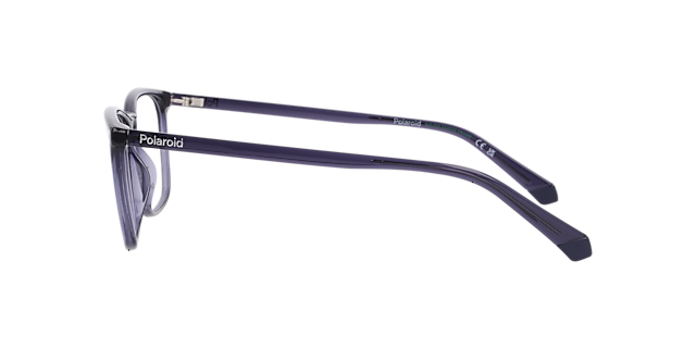 PLD D553 Blue PlasticEyeglass Frames for Glasses Direct, Side View