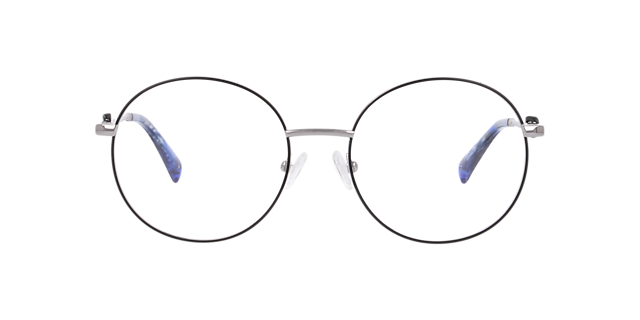 Cureal Black MetalEyeglass Frames for Glasses Direct, Front View