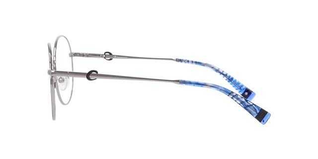 Cureal Black MetalEyeglass Frames for Glasses Direct, Side View