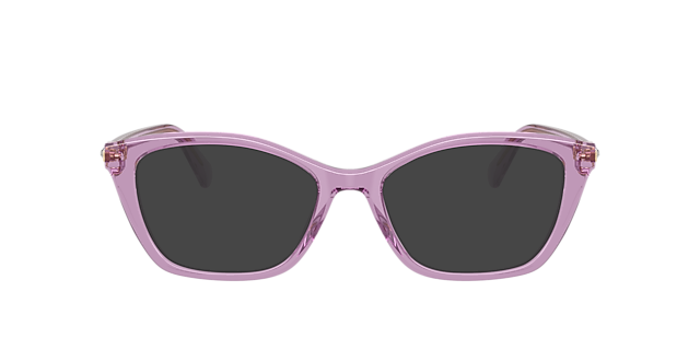 SK2065 Transparent Amethyst AcetateEyeglass Frames for Glasses Direct, with Tinted Lenses