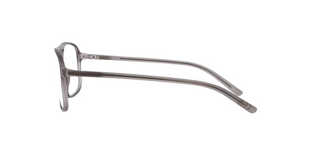 Matthew Crystal Grey PlasticEyeglass Frames for Glasses Direct, Side View