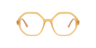 Mabel Milky Orange AcetateEyeglass Frames for Glasses Direct, Front View