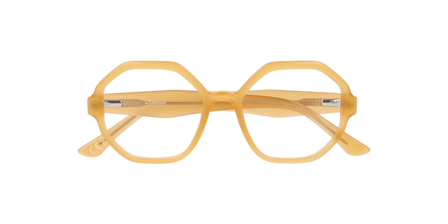 Mabel Milky Orange AcetateEyeglass Frames for Glasses Direct, Closed View