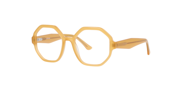Mabel Milky Orange AcetateEyeglass Frames for Glasses Direct, Angle View