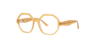 Mabel Milky Orange AcetateEyeglass Frames for Glasses Direct, Angle View