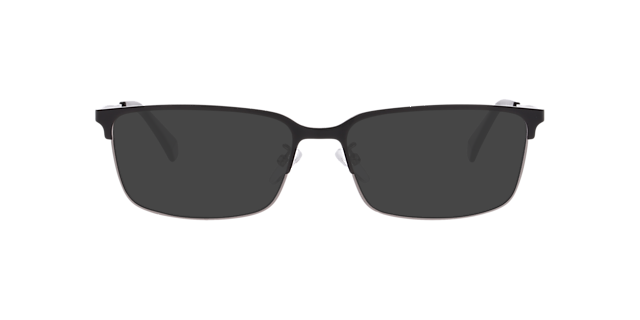 PLD D583/G Black Matte MetalEyeglass Frames for Glasses Direct, with Tinted Lenses