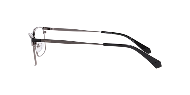 PLD D583/G Black Matte MetalEyeglass Frames for Glasses Direct, Side View