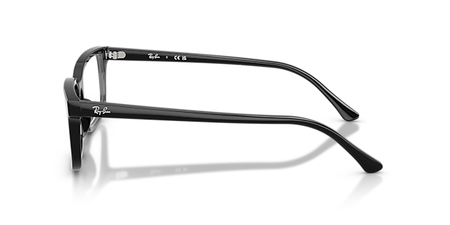 RB5445 Black AcetateEyeglass Frames for Glasses Direct, Side View