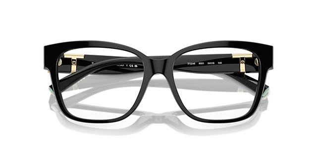 TF2246 Black AcetateEyeglass Frames for Glasses Direct, Closed View