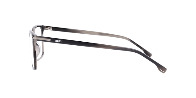 Boss 1753/G Horn Grey AcetateEyeglass Frames for Glasses Direct, Side View