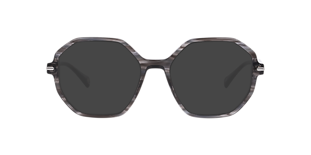 New Barnet Stripped Grey AcetateEyeglass Frames for Glasses Direct, with Tinted Lenses