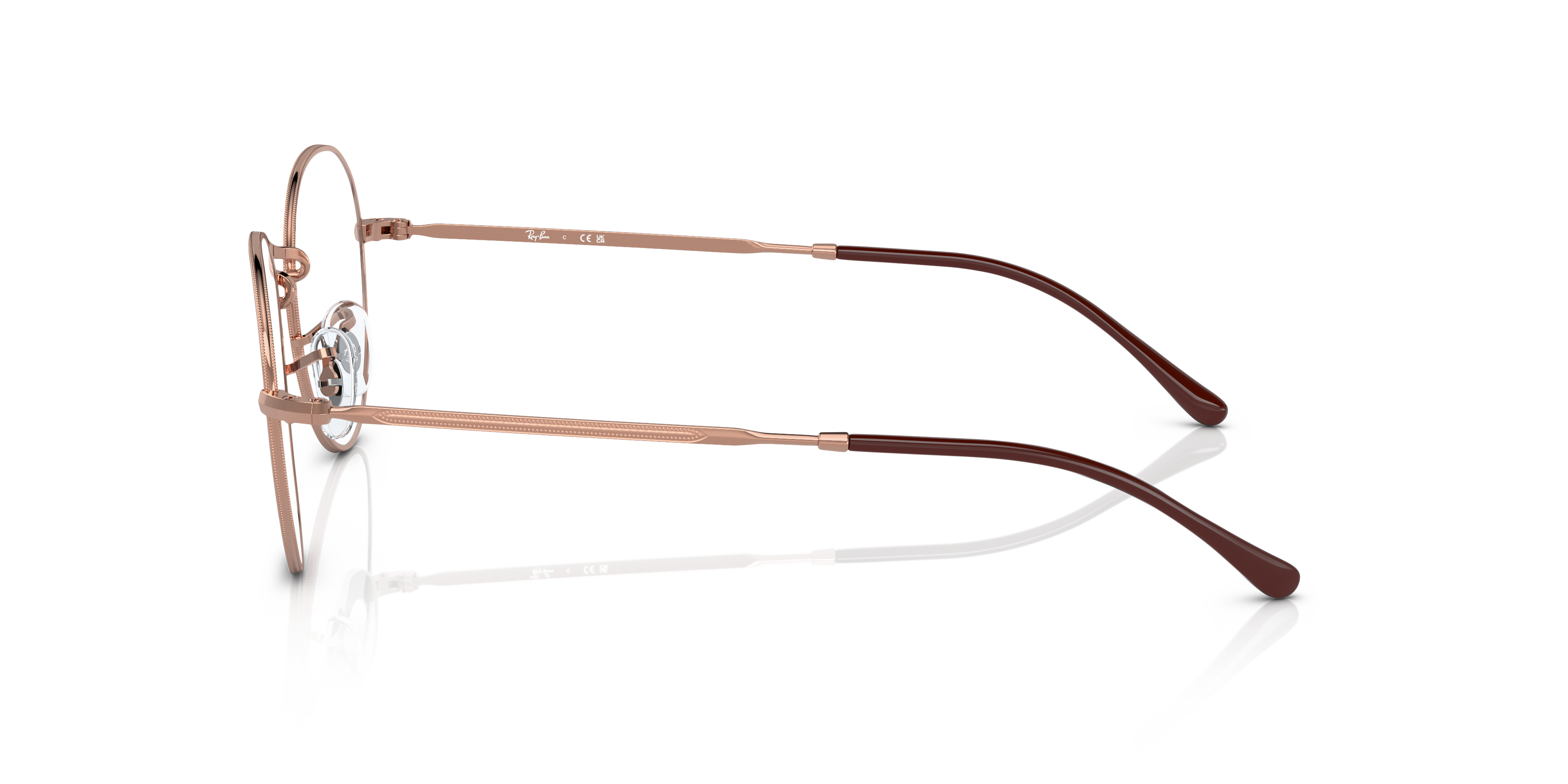 Glasses Direct ™ -RB3582V Phantos Rose Gold Frame Eyeglasses