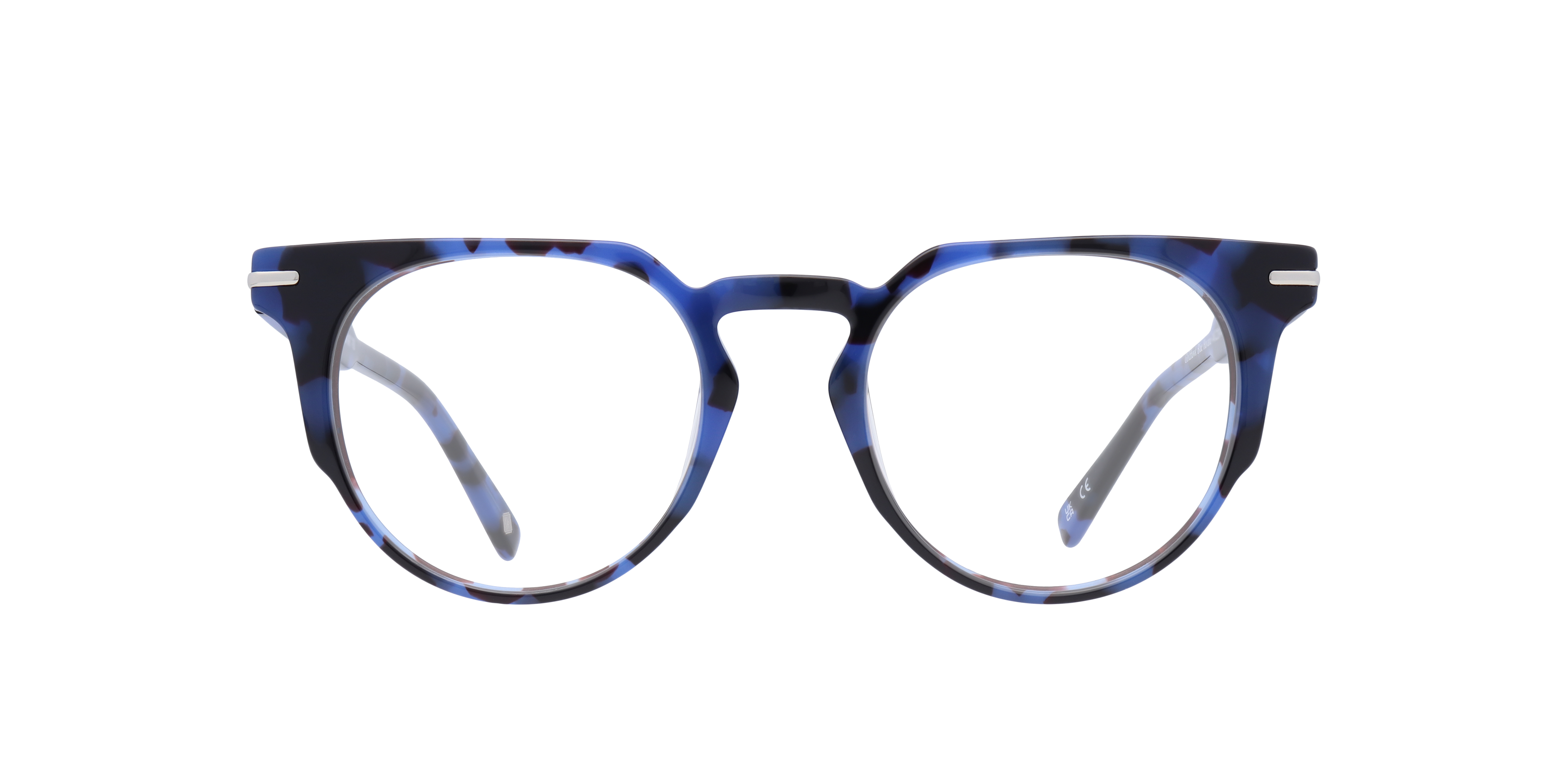 Goldhawk Blue Havana AcetateEyeglass Frames for Glasses Direct, Front View