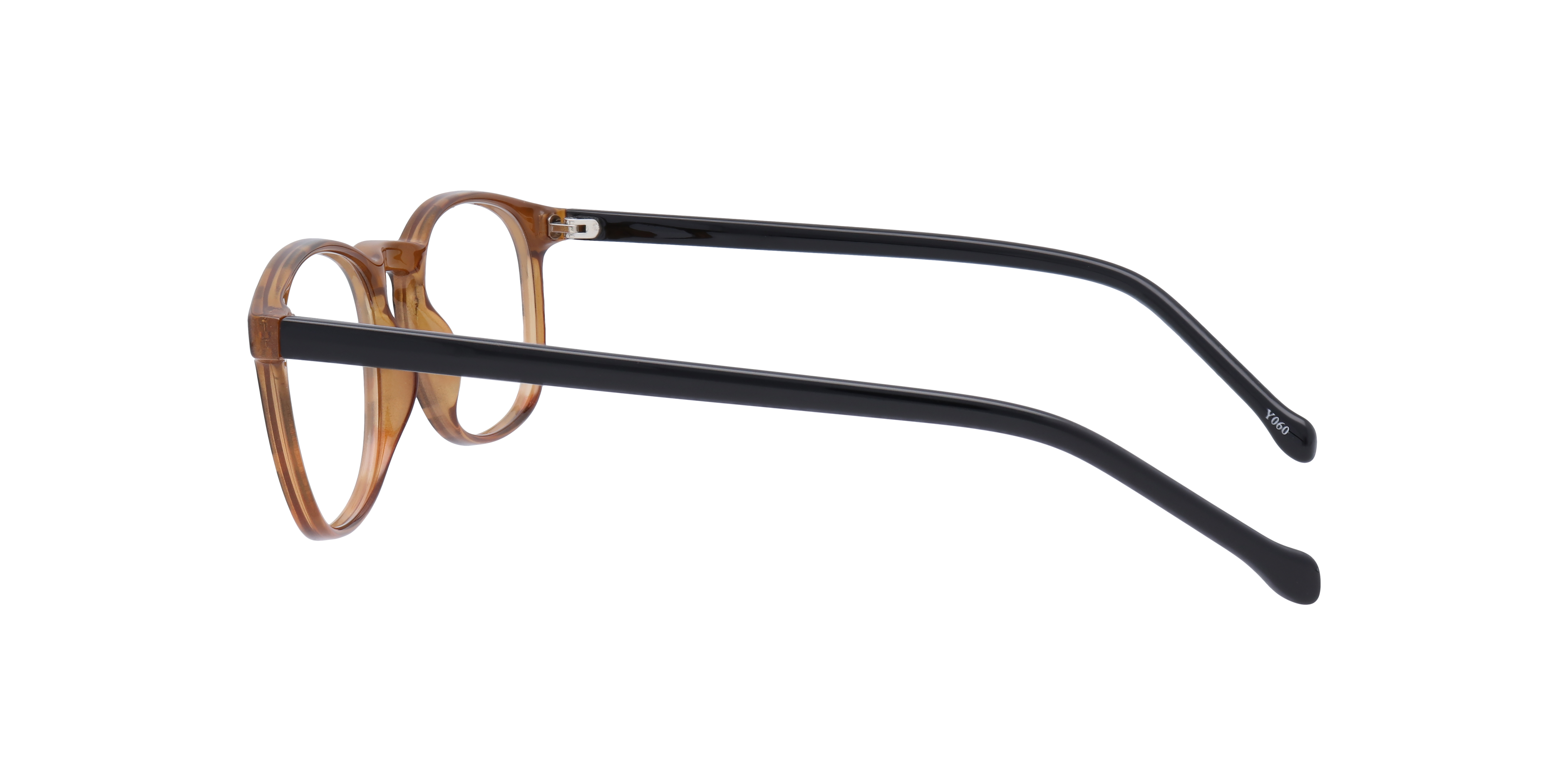 Delaney Havana PlasticEyeglass Frames for Glasses Direct, Side View