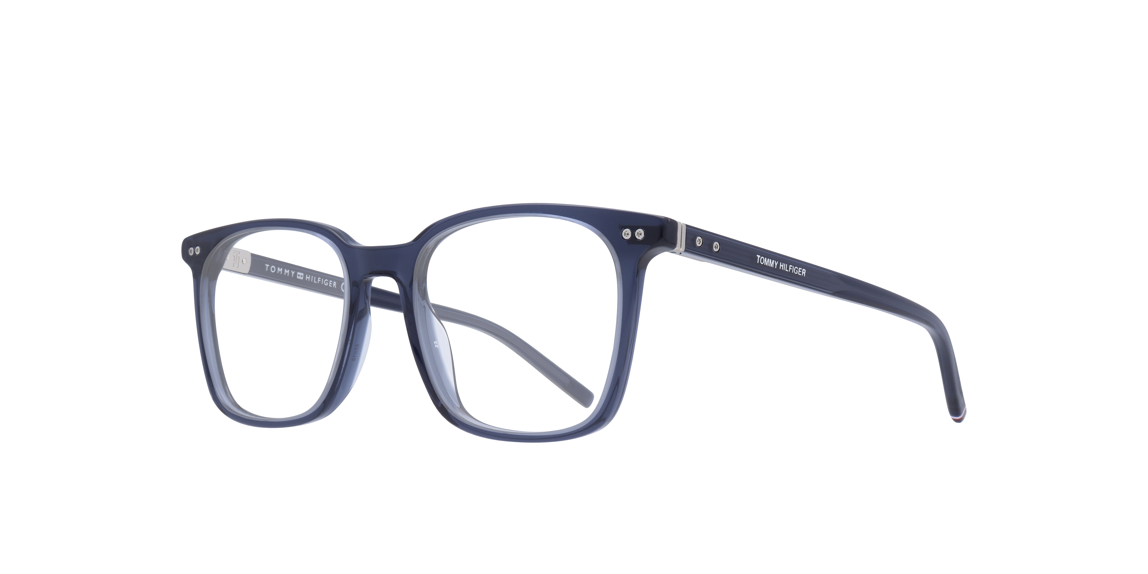 TH 1942 Blue AcetateEyeglass Frames for Glasses Direct, Angle View