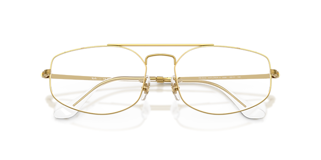 RB6545 Legend Gold MetalEyeglass Frames for Glasses Direct, Closed View