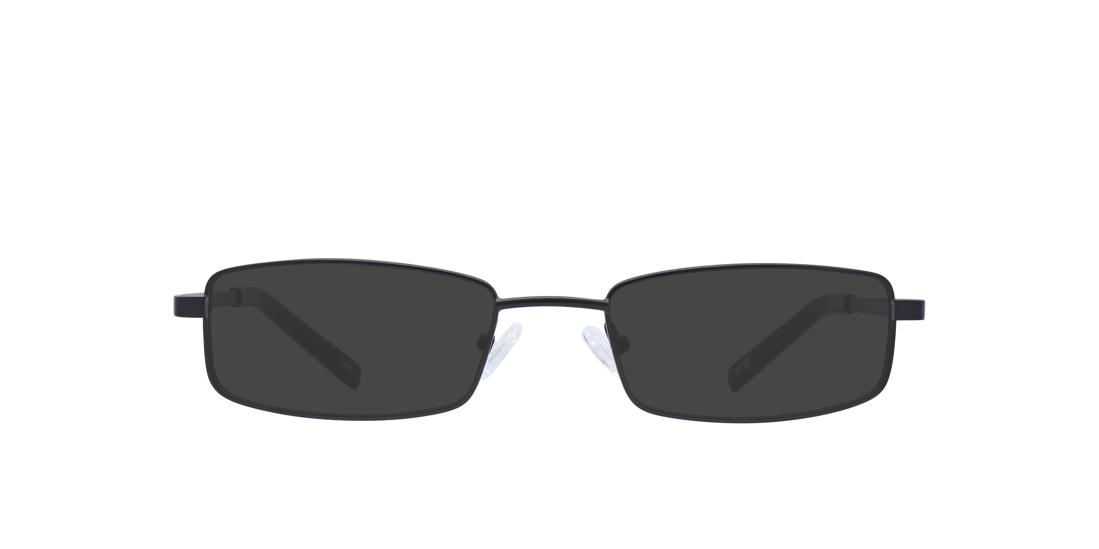 Gordan Matte Black MetalEyeglass Frames for Glasses Direct, with Tinted Lenses