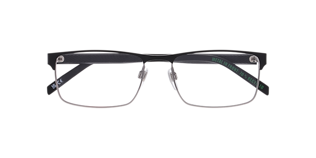 LV 5092 Black Matte MetalEyeglass Frames for Glasses Direct, Closed View