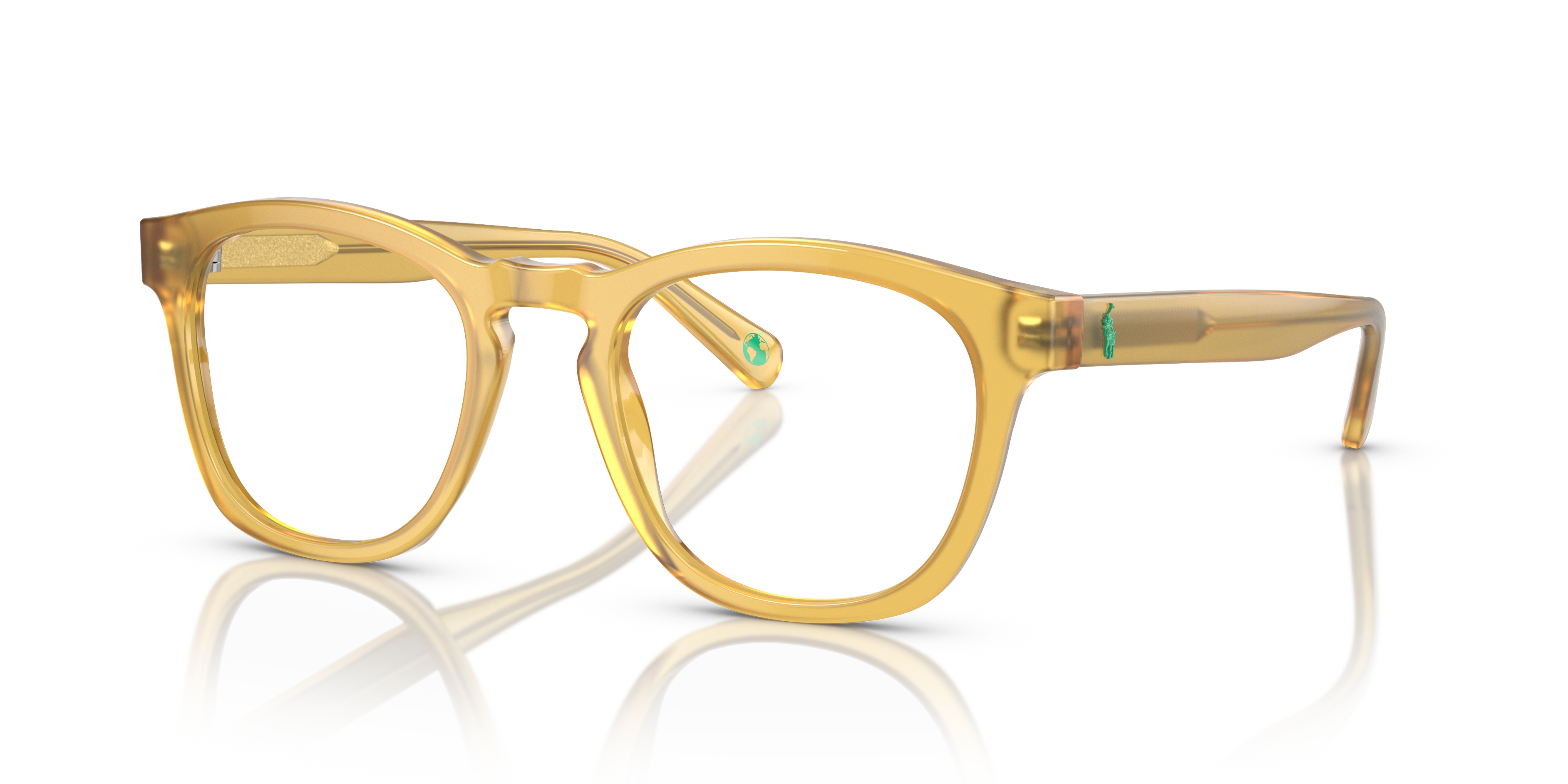 PH2258 Shiny Opal Honey AcetateEyeglass Frames for Glasses Direct, Angle View