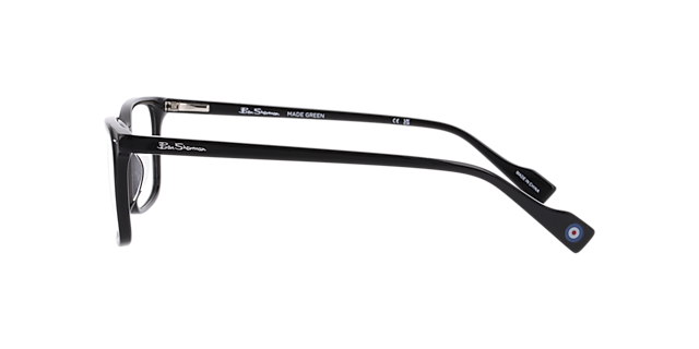 Bssouth Black AcetateEyeglass Frames for Glasses Direct, Side View