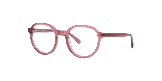 Marley Milky Purple AcetateEyeglass Frames for Glasses Direct, Angle View